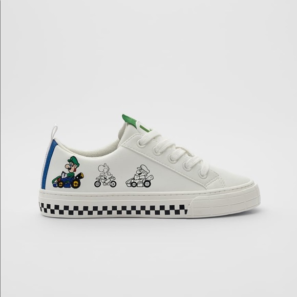 Zara | Shoes | Nwt Zara Mario Kart Toddler Nintendo Sneaker Shoes | Poshmark